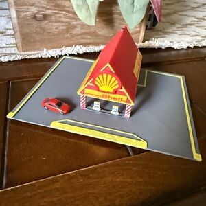 N Scale Gas Station Convenience Store Shop 1:60 Building Pump Shell Layout